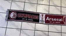 Olympiakos Arsenal Fanschal Schal Kaskol Ολυμπιακός Άρσεναλ Επετειακό Κασκόλ 