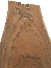 1x Ziricote Holz Zirikote Edelholz 61x24-34cm x 27mm