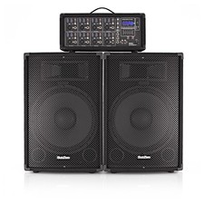 BWARE SubZero SZPA-815 300W 15" PA-System mit Digital Mediaplayer - Fast neu