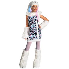 KINDER ABBEY BOMINABLE KOSTÜM Karneval Monster High Schneekönigin Eisprinzessin