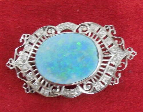 Diamant ovaler rand besetzt - diamant,