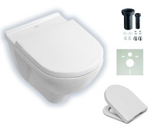 Villeroy & Boch O.Novo Wand-WC spülrandlos Directflush 5660R001 Keramik Set weiß