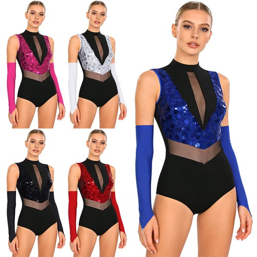 Damen glitzer ballettanzug - glitzer,