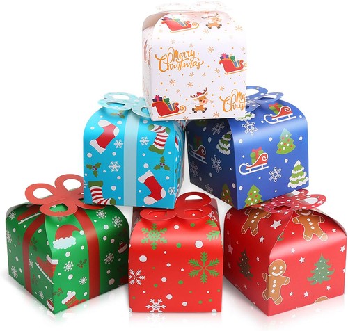 24x weihnachts geschenkboxen - 24x,