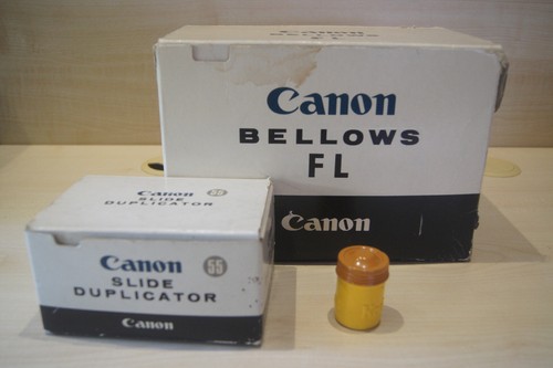 Canon macro bellows slide - macro, +