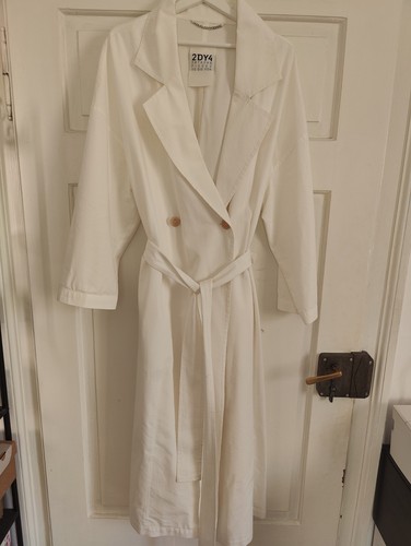 Drykorn trenchcoat weiss 2 - weiss, gr.2