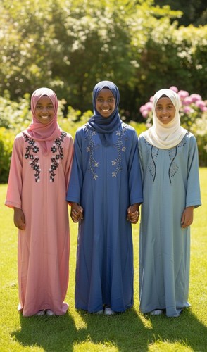 Muslimische kinder mädchen - muslimische,