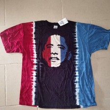 Obama Tie-Dye Baumwoll T-Shirt