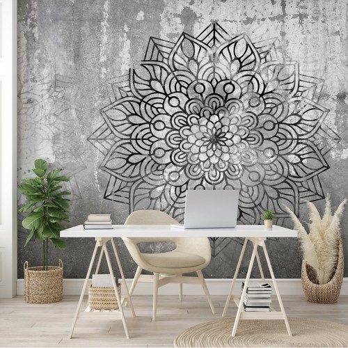 Mandala ornament vlies - mandala,