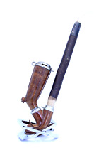 Pfeife, Pipe JÄGERPFEIFE, GESTECKPFEIFE, Bruyere, TIROLER HANDARBEIT, Austria