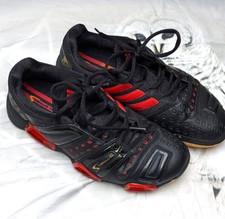 Adidas Sportschuhe STABIL S Turnschuhe 40 2/3 Sneaker Schwarz Rot adiPRENE