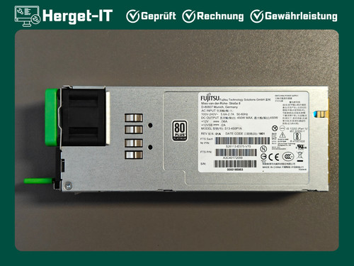 Fujitsu 450w hot plug netzteil - fujitsu,