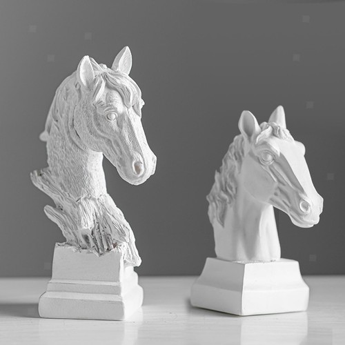 Pferdekopf statue 3d - pferdekopf,