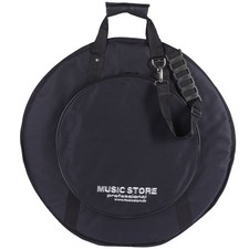 Cymbal Bag 24" Beckentasche Nylon Gepolstert Außentasche für HiHat Reißfest