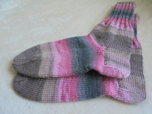 Wollsocken handgestrickt