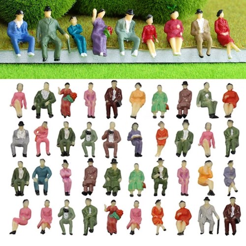 Figuren sitzende reisende 87 - sitzende,
