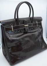 edle Damen Handtasche in Lack