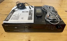 Denon RCD-100 CD-Receiver Schwarz mit Zubehör und Fernbedienung