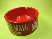 Retro-Werbeaschenbecher PALL MALL  Filter  Zigaretten  Kunststoff