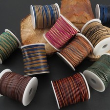 Lederschnur, Lederband Bicolor