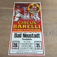 Circus Barelli,         Zirkus Circo Cirque Cirkus Sirkus Plakat Poster Affiche 