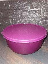 Clarissa Schüssel inkl. Deckel, lila - "Tupperware" - (M8)