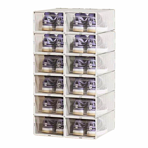 Stapelbare schuhboxen 12er set - 12er,