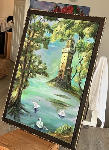 Wunderschön acryl bild - wunderschön,
