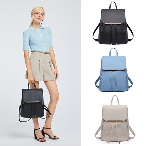 Leder damen rucksack - leder,