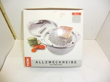 TCM Allzweckreibe aus Edelstahl, unbenutzt