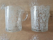 2 Douwe Egberts Senseo Glas   Kaffee Tassen