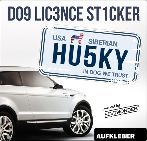 Auto aufkleber siberian husky - siberian,