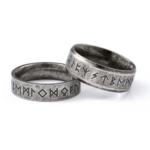 316l edelstahl ring - 316l, runen