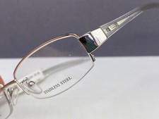 Gucci Brille Herren Damen Silber transparent Eckig 1740 NP:187€