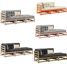 Gartensofa mit Latten-Design Sitzgruppe für Garten Terrasse Gartenmöbel 5 Farbe