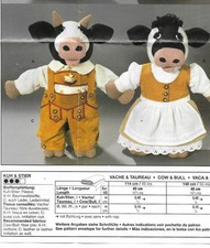 Burda - Schnittmuster - Kuh + Stier Nr. 2618