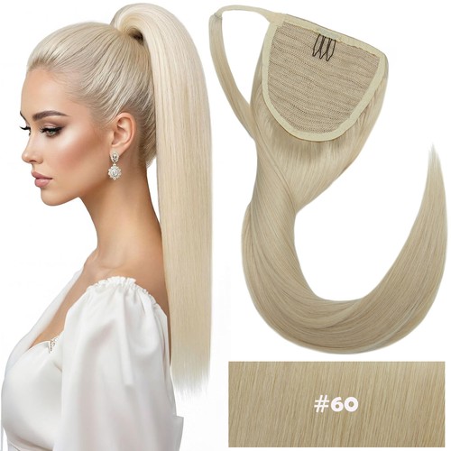 100 echthaar zopf ponytail - 100%,