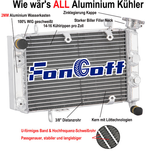 Aluminium kühler für - aluminium,