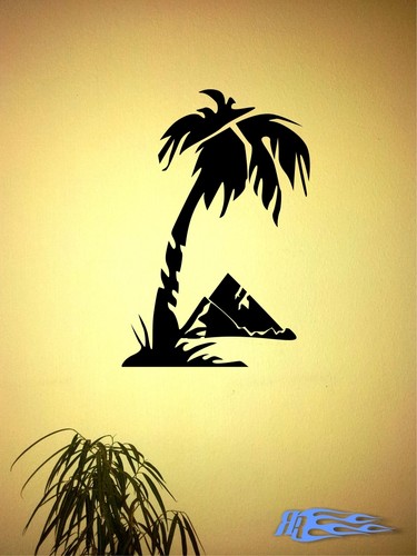 Wandtattoo palme ägypten - wandtattoo,