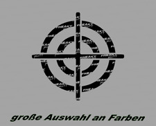 Fadenkreuz Aufkleber Target  Zielfernrohr Hirsch Sticker Gamer PC Mac Call of