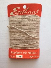 EGELHAAF  -  Stopfgarn mit NYLON Farbe 733  -  SAMMLER  -  ALT -  Selten