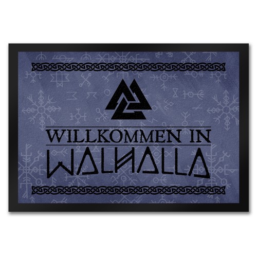 Wikinger fußmatte walhalla - wikinger,