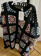 Frühlings- Poncho / Cape Gr