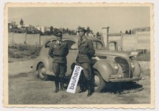 Foto Wehrmacht Offiziere PKW 2.WK (700n)