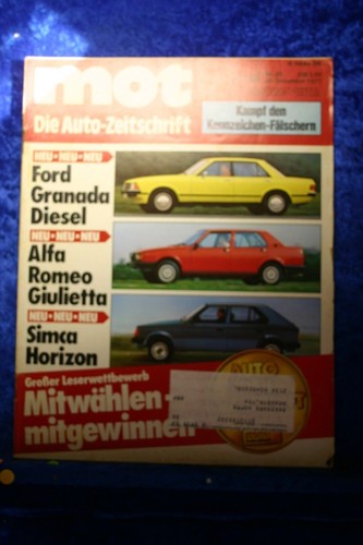 Mot ford granada diesel - mot, 26/77