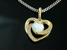 Goldkette mit Herz Anhänger