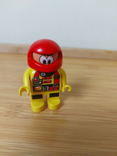 Lego duplo figur rennfahrer - figur,