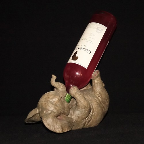 Weinflaschenhalter elefant - weinflaschenhalter,