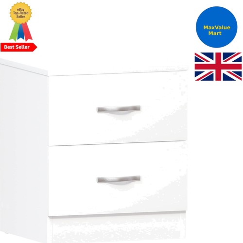 Eleganter weißer nachtschrank - weißer,