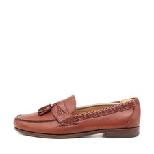 Allen Edmonds Herren Tassel Loafer Slipper Braun Leder in USA EU 45,5